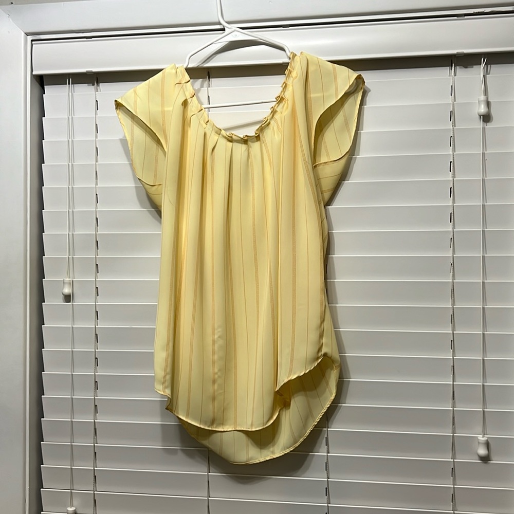 Yellow blouse